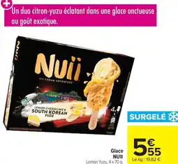 Carrefour Glace nuii offre