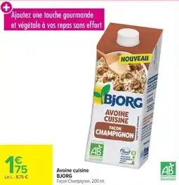 Carrefour Avoine cuisine bjorg offre