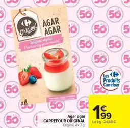 Carrefour Agar agar CARREFOUR ORIGINAL offre