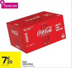 Carrefour Soda coca cola offre