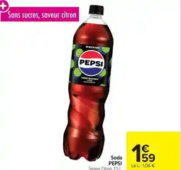 Carrefour Soda pepsi offre