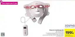 Carrefour Masque de luminothérapie led offre