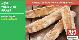 Carrefour Market Baguette rustique offre