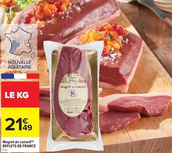 Carrefour Market Magret de canard reflets de france offre