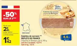 Carrefour Market Galettes de sarrasin reflets de france offre