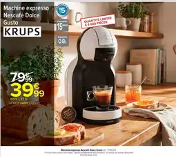 Carrefour Market Machine expresso Nescafé Dolce Gusto offre