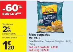 Carrefour Market Frites surgelées mc cain offre