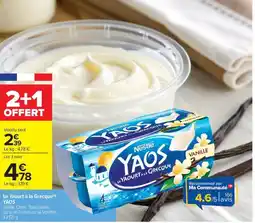 Carrefour Market Le yaourt à la grecque yaos offre