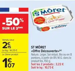 Carrefour Market St môret offre