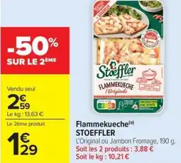 Carrefour Market Flammekueche stoeffler offre