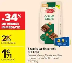 Carrefour Market Biscuits la biscuiterie delacre offre