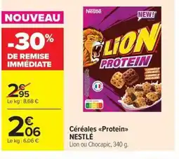 Carrefour Market Céréales protein nestlé offre