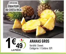 marché frais Géant Ananas gros offre