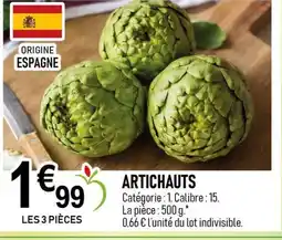 marché frais Géant Artichauts offre