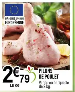 marché frais Géant Pilons de poult offre