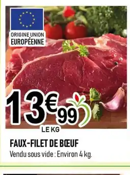 marché frais Géant Faux-filet de bœuf offre