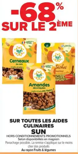 Carrefour Market SUR TOUTES LES AIDES CULINAIRES SUN offre