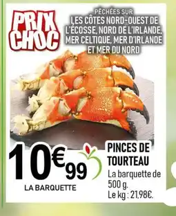 marché frais Géant Pinces de tourteau offre