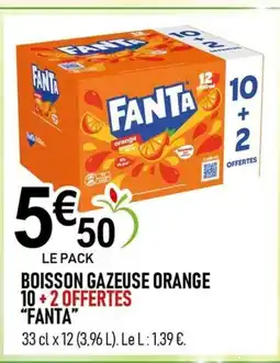 marché frais Géant FANTA Boisson gazeuse orange offre