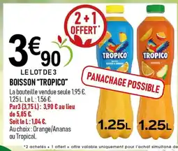 marché frais Géant TROPICO Boisson offre