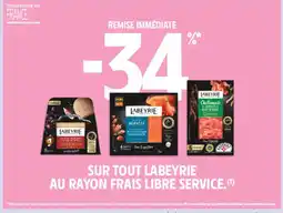Intermarché Sur tout labeyrie au rayon frais libre service offre