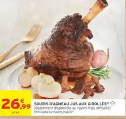 Intermarché Souris d'agneau jus aux girolles offre