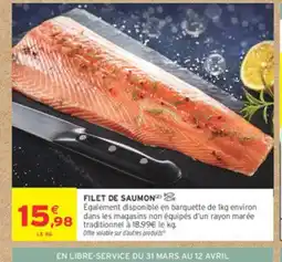 Intermarché Filet de saumon offre