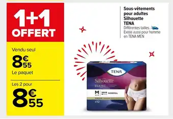Sous-Vétements Pour Adultes Silhouette Tena