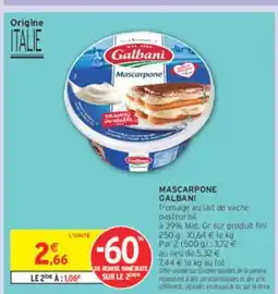 Intermarché GALBANI Mascarpone offre