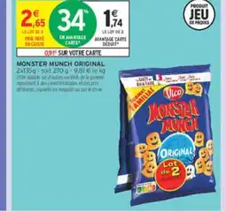 Intermarché MONSTER MUNCH Original offre