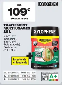 Brico Dépôt XYLOPHENE Traitement multi usages offre