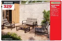 Brico Dépôt Salon jardin tilio 4 places offre