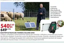 Rural Master Électrificateur avec panneau solaire s2400 offre