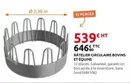 Rural Master Râtelier circulaire bovins et équins offre