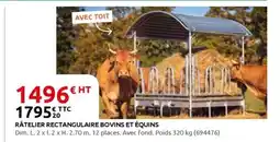 Rural Master Râtelier rectangulaire bovins et équins offre