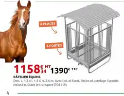 Rural Master Râtelier équins offre