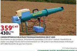 Rural Master Canon effaroucheur électronique bazooka db-e7 2020 offre