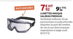 Rural Master Lunettes masque galeras premium offre