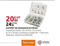 Rural Master Coffret de graissage 80 pièces offre