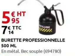 Rural Master Burette professionnelle offre
