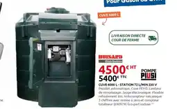 Rural Master BUISARD Cuve 6000 l - station 72 l/min 230 v offre