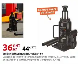 Rural Master Cric hydraulique bouteille 12t offre