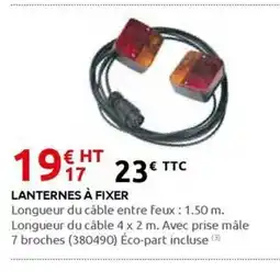 Rural Master Lanternes à fixer offre