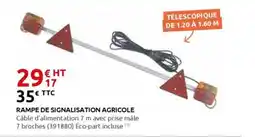 Rural Master Rampe de signalisation agricole offre