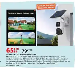 Rural Master Caméra 4g solaire hd dual 4mp offre
