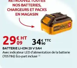 Rural Master Batterie li-ion 20 v 5ah offre