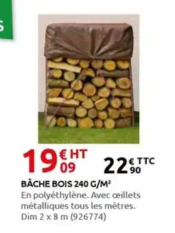 Rural Master Bâche bois offre