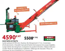 Rural Master Scie tapis sc700/t4 offre