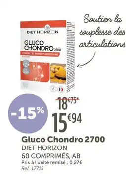 L'Eau Vive DIET HORIZON Gluco Chondro 2700 offre