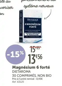 L'Eau Vive DIETAROMA Magnésium 6 forté offre